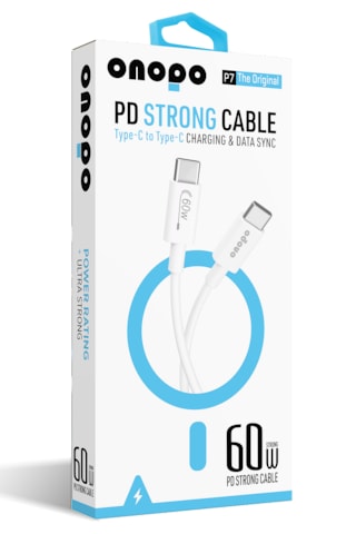Onopo P7 60 W PD Type-C To Type-C Hızlı Şarj Ve Data Kablosu 1 M