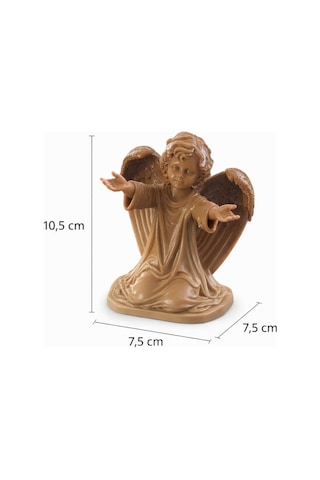Melek Figürlü Dekoratif Biblo 10,5 Cm Mini Şık Ev & Vitrin Süsü Anlamlı Hediye