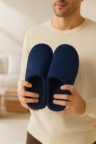 3'lü Paket Velvet Erkek Terlik Ev Terliği Kışlık Yumuşak Tabanlı Paket Ürün