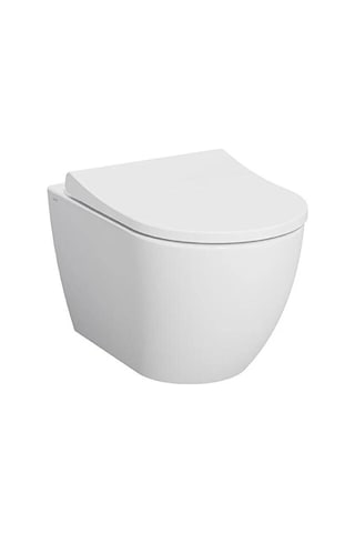 VitrA S60 Rim-ex SmoothFlush Beyaz Kanalsız Asma Klozet ve Yavaş Kapanır Kapak 7510L003-0090