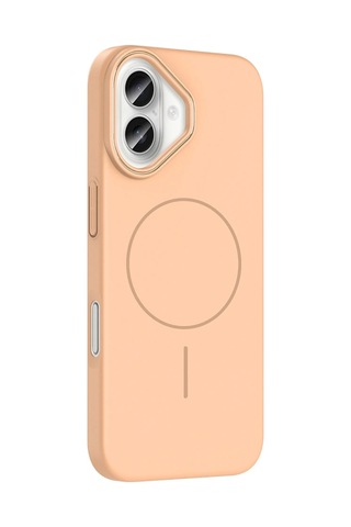 Apple Uyumlu iPhone 16 Kılıf Magsafe Şarj Özellikli Redclick Ruby Silikon Kapak