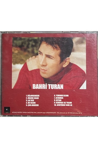 Müzik Cd'sidir Plak Değildir Cd Bahri Turan Ağlayacaksın Cd