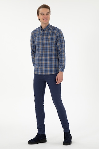 U.s. Polo Assn. Erkek Saks Jean Pantolon 50289500-vr045 Saks Saks Mavisi