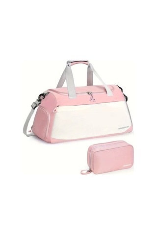 Sandwich Motion003 Kadın Spor Çantası Büyük Kapasiteli Ayakkabı Gözlü Taşınabilir Fitness Mavi Mavi