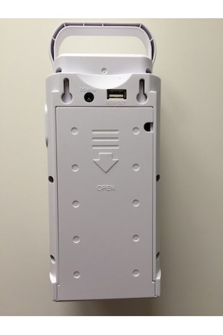 Usb Şarj Çıkışlı 24 Ledli 80 Saat Yanan Led Telefon Şarj Eden Işıldak Beyaz