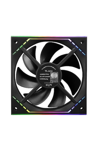 Thermalright Tl-m12 Argb 120mm Siyah Kasa Fanı
