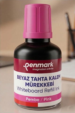 Pembe Yazı Tahta Kalemi Mürekkebi 30 Ml 2 Adet Penmark Tahta Kalemi Mürekkepi Kolay Silinebilir Doldurulabilir Canlı