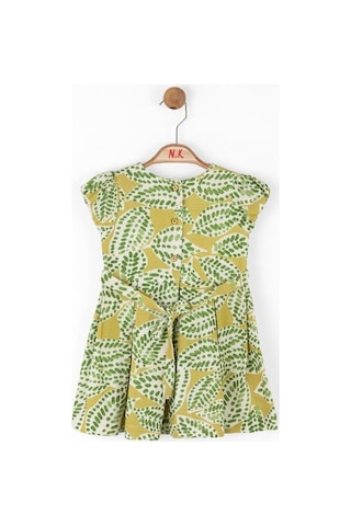 Nk Kids Kız Bebek Leaf Elbise Yeşil