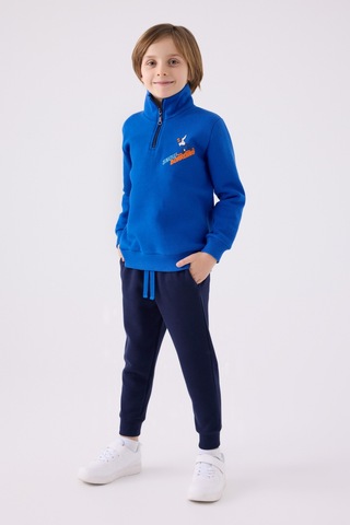 Rolypoly Erkek Çocuk Eşofman Takımı Rp3438 Kobalt Kobalt Mavi - Lacivert