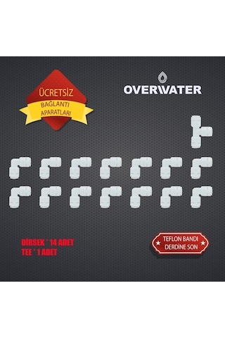 Kapalı Kasa Su Arıtma Cihazı Filtresi 7 Li Filtre Seti Membransız