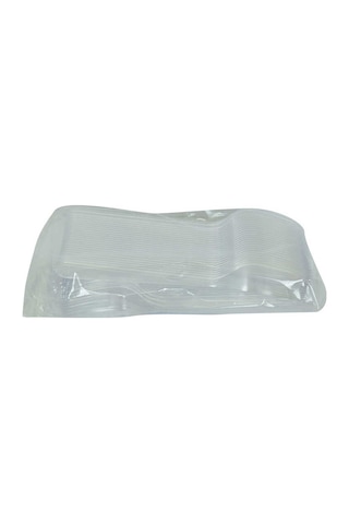 Lüks Çatal Sert Plastik Şeffaf 50 Adet 1 Paket Diğer