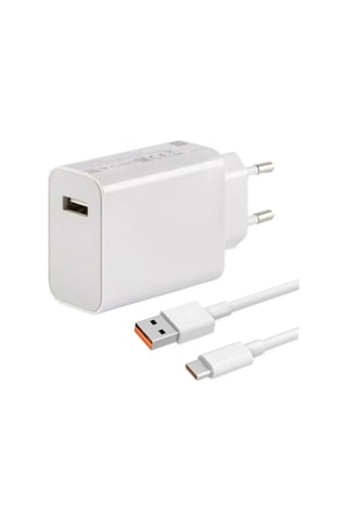 Type-c 67w Watt Ultra Hızlı Şarj Aleti Adaptör Kablo Set Standart