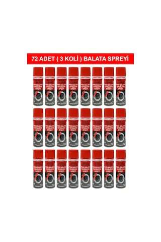 Grayzer Fren Balata Temizleme Spreyi 500 Ml 3 Koli 72 Adet Alana Led Lamba