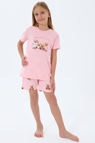 Rolypoly Kız Çocuk Pembe Şort Takım Rp3816-c-v2 Pembe