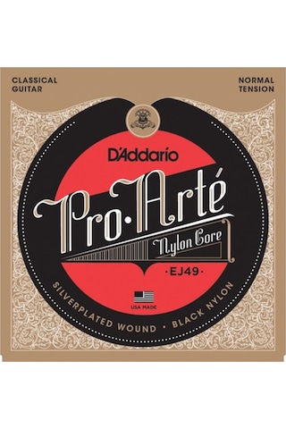 D'addario Ej49 Siyah Klasik Gitar Teli D'addario Ej49 Siyah Klasik Gitar Teli