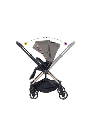 Prego 2066 Mios Travel Bebek Arabası Kahverengi