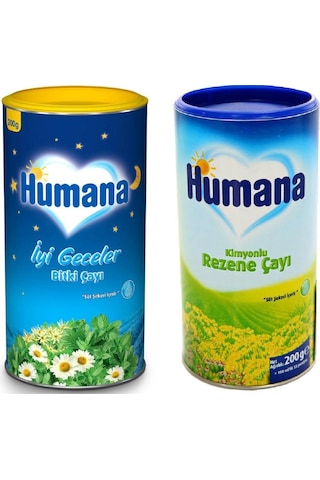 Humana İyi Geceler Çayı 200gr + Kimyonlu Rezene Çayı 200gr