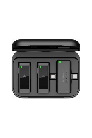 Mfi Çift Kablosuz Lavalier Mikrofon, Lightning/type-c, 12 Saat