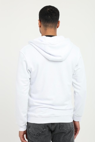 Dufy Erkek Regular Fit Kapüşonlu Beyaz Sweatshirt-19447