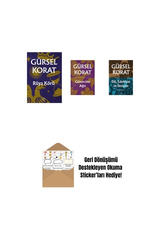 Rüya Körü + Güvercine Ağıt + Dil, Edebiyat Ve İletişim + Okuma Sticker'ları