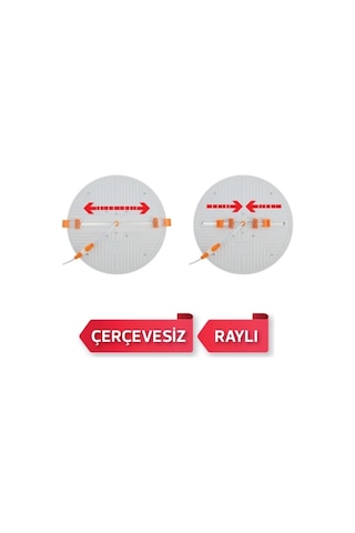 Horoz Ayarlanabilir Stella Yuvarlak Led Panel 36w 6500k Beyaz