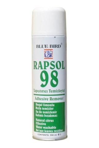 Blue Bırd Rapsol 98 Kumaş Yapıştırıcı Temizleme Spreyi 500 Ml., Tyb231424532d210923123845