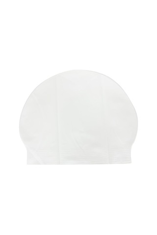 Bermuda Latex Swim Cap Yüzücü Bonesi Beyaz