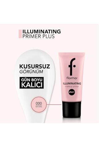 Flormar Illuminating Primer Plus 000 Natural Makyaj Bazı 35 Ml