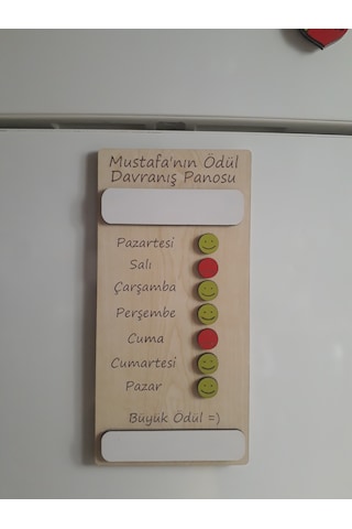 Davranış Ödül Panosu 30x15 Cm