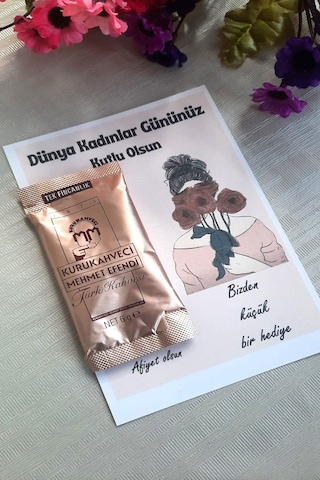 Kurukahveci Mehmet Efendi 8 Mart Kadınlar Günü Hediye Türk Kahvesi Jelatinli 25 x 6 G