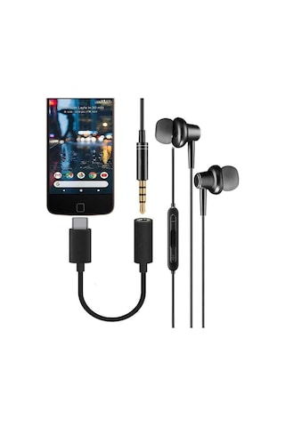 Torima TR-10 Usb-c 3.5 MM Kulaklık Dönüştürücü Siyah