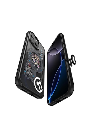 Spigen İphone 16 Pro İle Uyumlu Kılıf Ultra Hybrid T Kamera Buton Korumalı Magfit Magsafe Özellikli C11 Chronos
