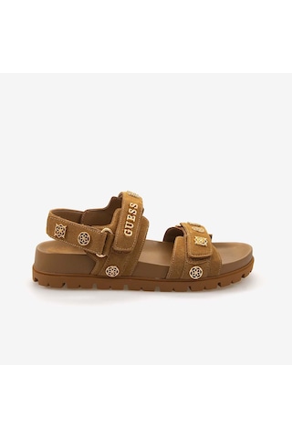 Guess Kadın Sandalet Flpfloesu03 Kahverengi
