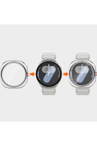 Samsung Galaxy Uyumlu Watch 7 44mm Ultra Dönüştürücü Kasa Koruyucu