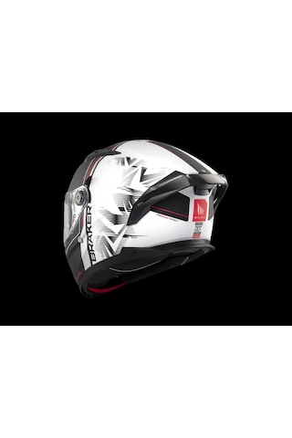 Mt Helmets Braker Sv Charm A1 Motosiklet Kaskı Beyaz - Siyah