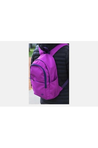 Delta Spor Street Style Sırt Çantası Özel Tasarım Kullanışlı Spor Çanta Mor