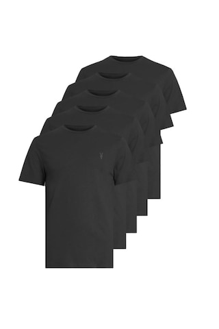 Kozik Standart Fit Bisiklet Yaka Erkek Tişört 5'li Siyah