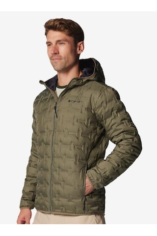 Columbia Wo6610 Delta Ridge Iı Down Hooded Jacket Erkek Mont 2086221-397 Yeşil