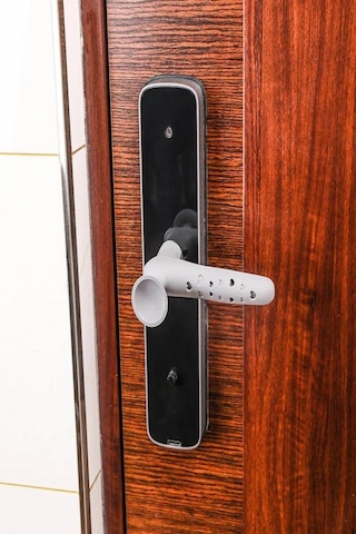 2 Adet Gri Renk Silikon Kapı Kolu Stoperi Pencere Tutucu Stoper Duvar Koruyucu