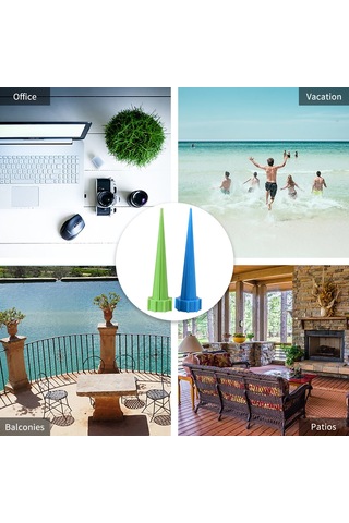 Tenfowee Bitki Sulama Aleti 4'lü Set - Otomatik Damla Sistemi, Tatil Ve İş Zamanı İçin Pratik Bahçe Aracı, Pp Malzeme