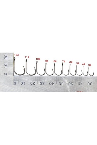 Electric Suntek 300 Adet Tuzlu Su Balıkçılık Kancaları - Yengeç Ve Turna Balığı İçin