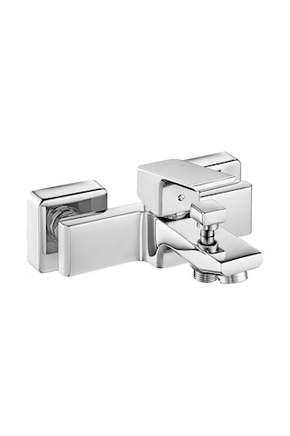 Eca Tiera Banyo + Tiera Eviye + Tiera Lavabo Bataryası Set 3'lü Krom