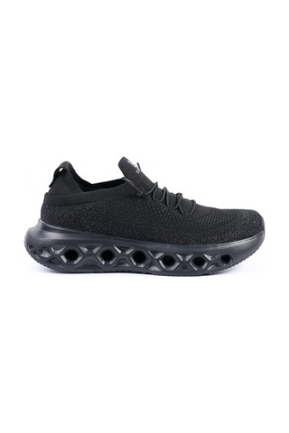 Tuna Bottier Siyah Bağcıksız Kadın Spor Ayakkabı Triko Sneaker - 25asw851 Siyah
