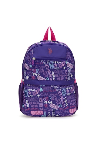 U.s. Polo Assn. Kız Çocuk Mor Okul Çantası 50315135-vr038 Mor
