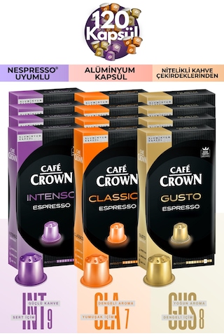 120'li Kapsül Kahve Nespresso Uyumlu Mega Paket - 120 Al 60 Öde Diğer