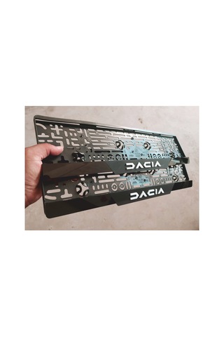 Dacıa Takmatik Mat Pleksi Plakalık 2 Adet Ön Arka Takım 3d Kabartmalı - 660145139