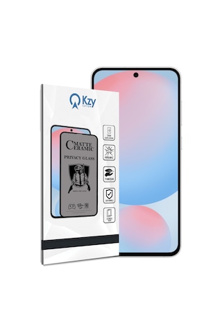 Samsung Galaxy Uyumlu S24 Fe Tam Kaplayan Mat Seramik Nano Esnek Hayalet Ekran Koruyucu Cam