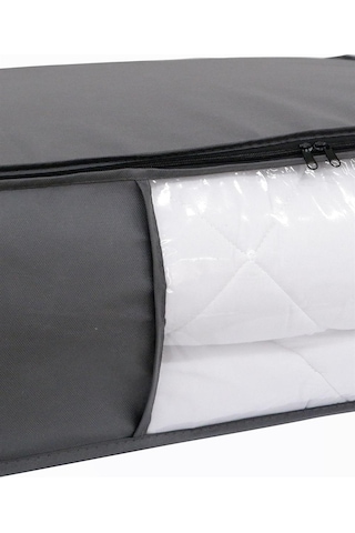 Vedsey 3'lü Set 70x50x25 Cm Antrasit Gri Hurç Pencereli Antrasit