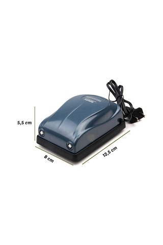 Aquawing 908 Çift Çıkışlı Akvaryum Hava Motoru 5w - 2x4 Litre Min
