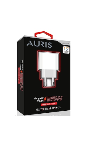 Auris ARS-CH38 35 W İphone Uyumlu Usb C / Type C Şarj Başlığı Adaptörü Pd Kafa